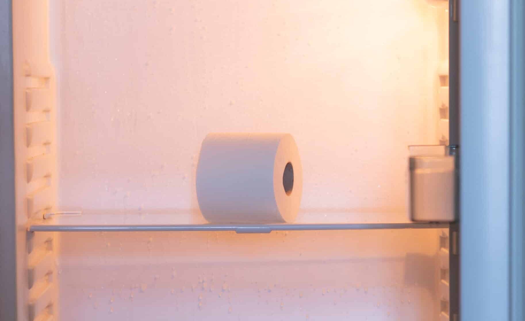 powód, dla którego należy wkładać rolkę papieru toaletowego do lodówki